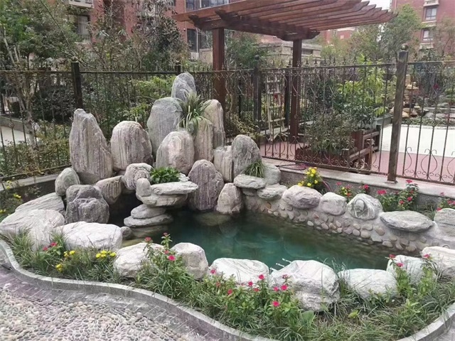 贵港家庭庭院水景设计